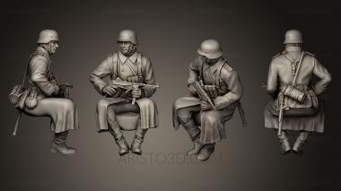 Military figurines (STKW_0133) 3D model for CNC machine